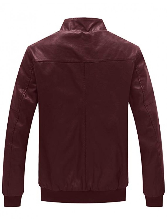 Men's Winter Fashion Faux Leather Jackets