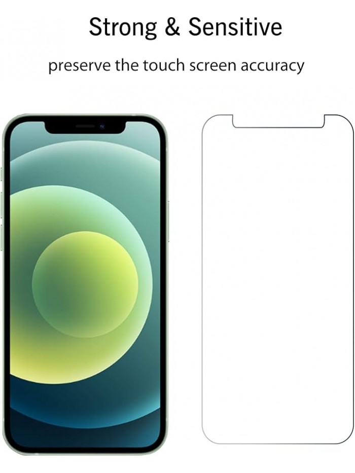 Ailun Screen Protector for iPhone 17e / iPhone 16e / iPhone 14 / iPhone 13 / iPhone 13 Pro [6.1 Inch] Display 3 Pack Tempered Glass, Case Friendly [Not for iPhone 16 6.1 Inch]
