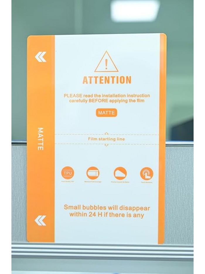 50pieces/ bag 4 Layer 120mm X 180mm TPU HD Matte Privacy Flexible Hydrogel Film Straight Curved Screen Protector Cut Machine Mobile Phone Protective Film (Matte)