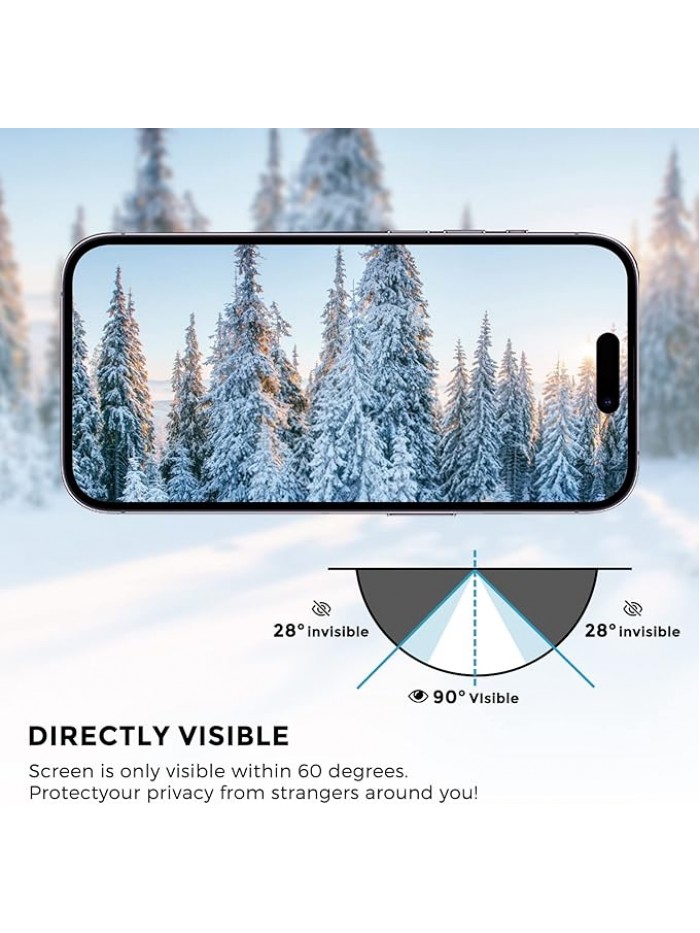 Privacy Screen Protector for iPhone 17 Pro max（6.9 inch）- Flexible film Anti-blue light, anti-glare, anti-scratch, filter screenultraviolet