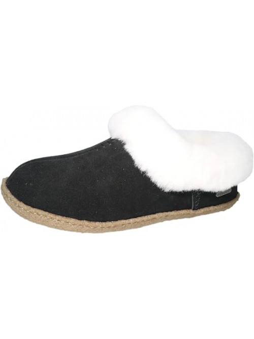 Women's Slippers Genuine Leather Upper Sheepskin C...