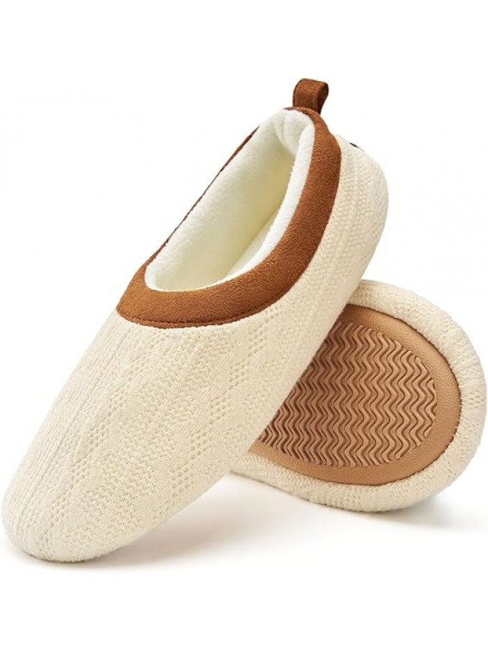 Chantomoo Womens Slippers Soft Sole Indoor Memory Foam Loafer Slippers